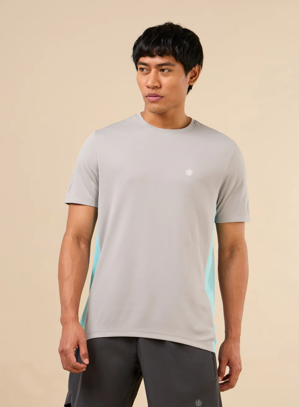 Men's Grey Optimal Strength Training T-shirt - Image 4