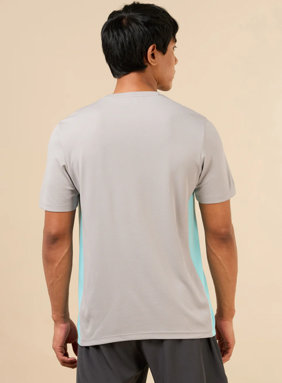 Men's Grey Optimal Strength Training T-shirt - Image 6