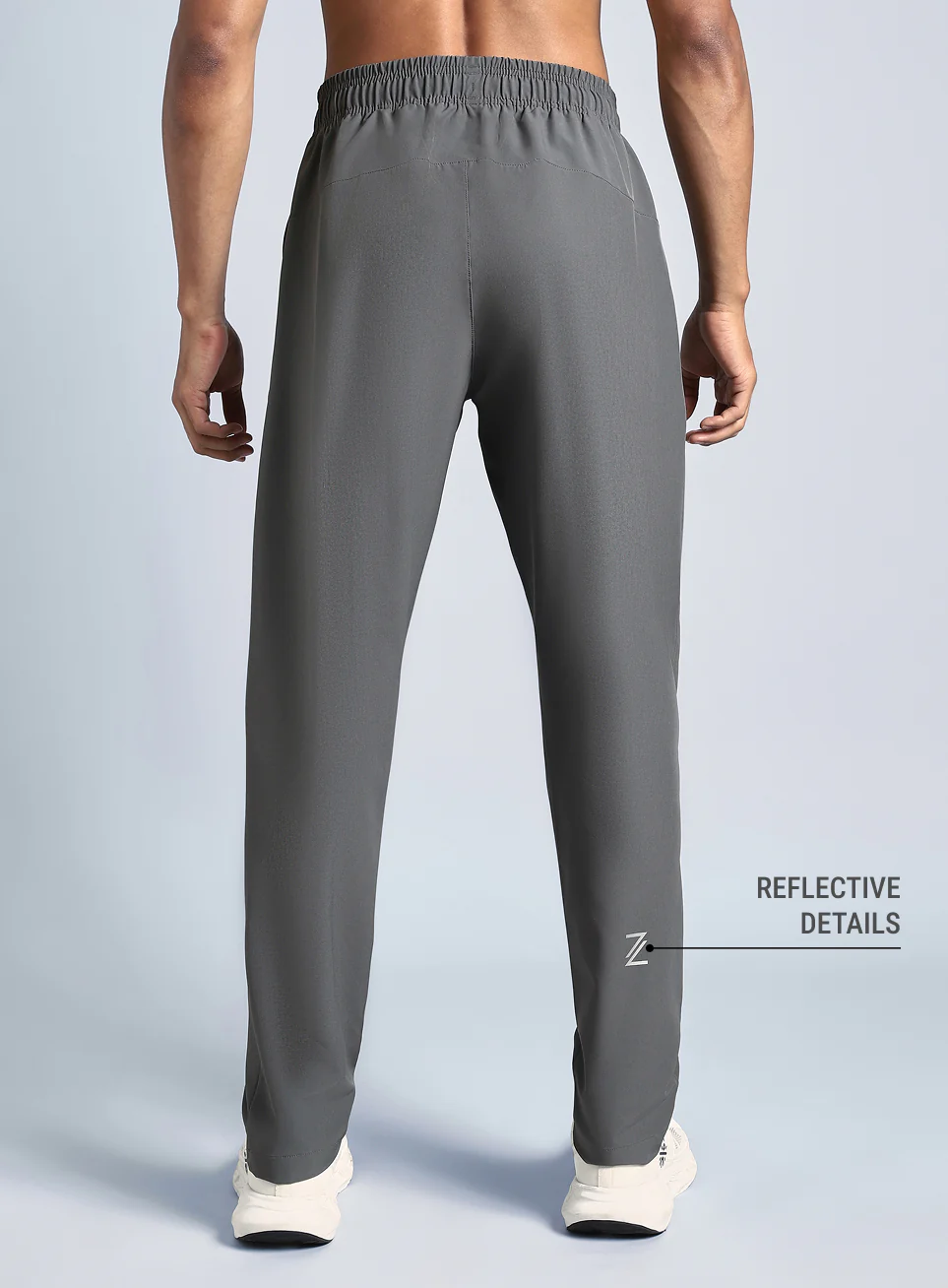 Men's D.Grey Pace Up Running Trackpants - Image 6