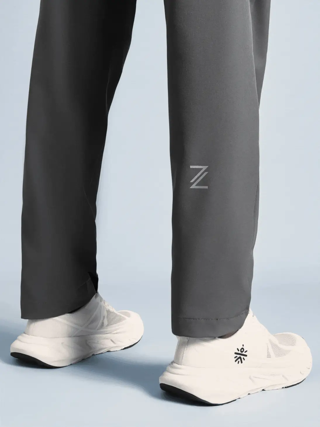 Men's D.Grey Pace Up Running Trackpants - Image 9