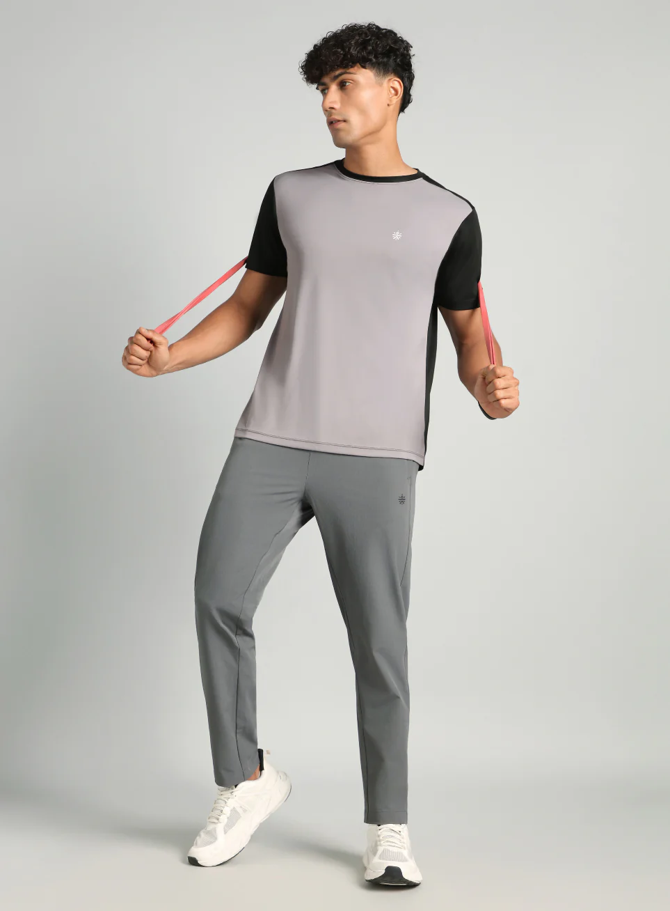 Men's Grey Play Big FLY-DRY™T-shirt - Image 3