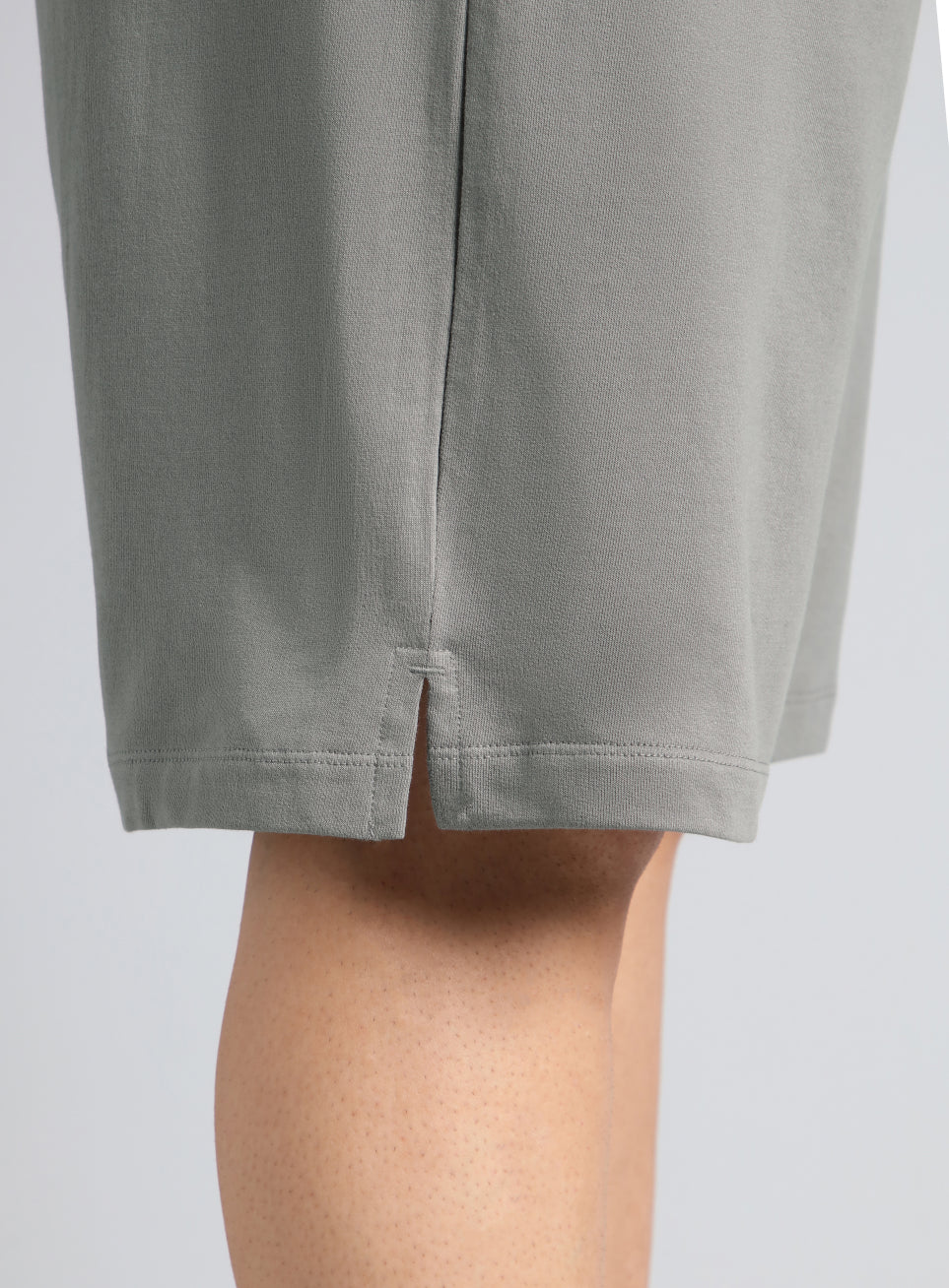 Men's Grey Plus Size Training Essential Shorts - Image 8