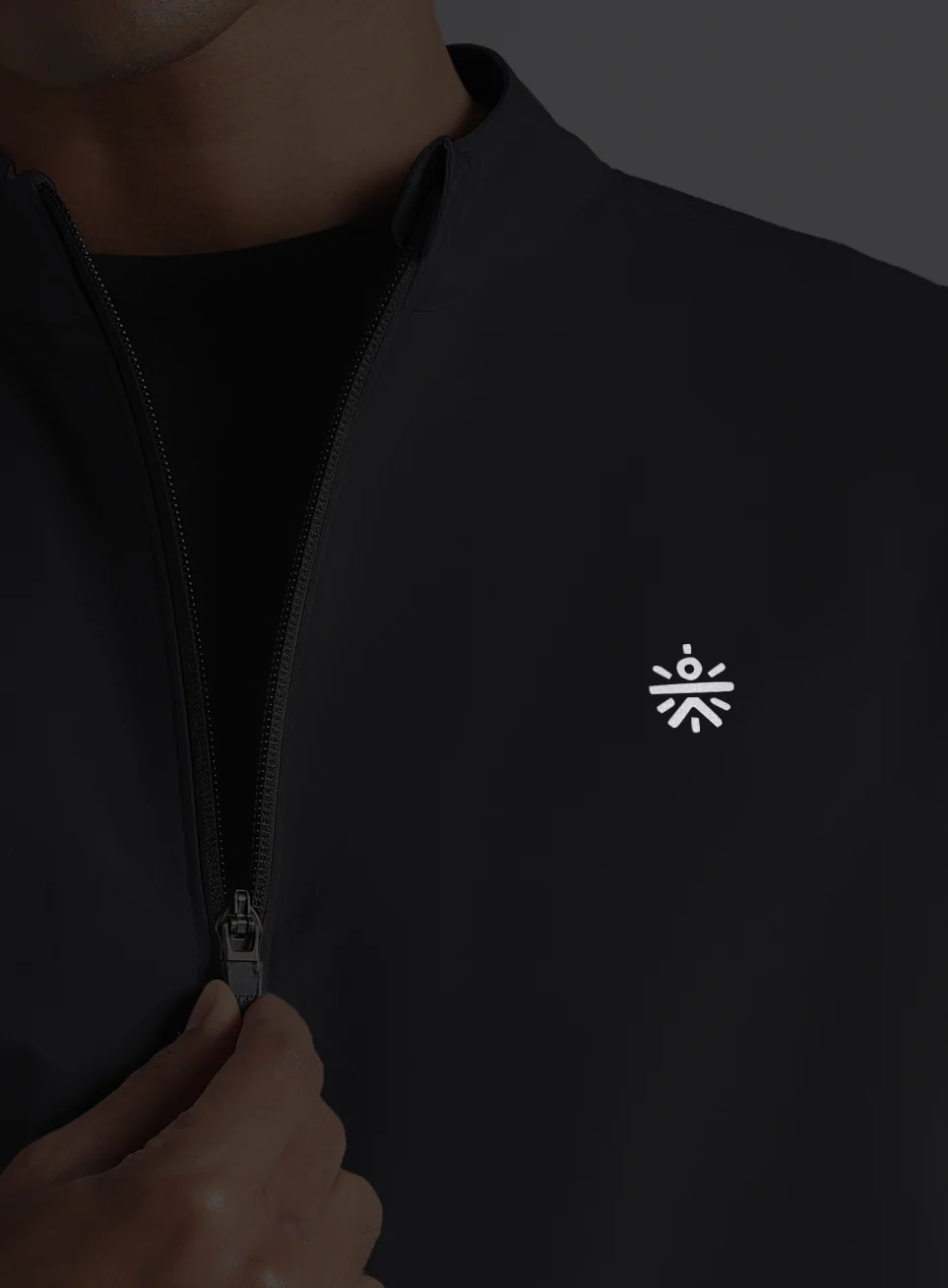 Men's Grey Run Impact Lightweight Jacket - Image 10