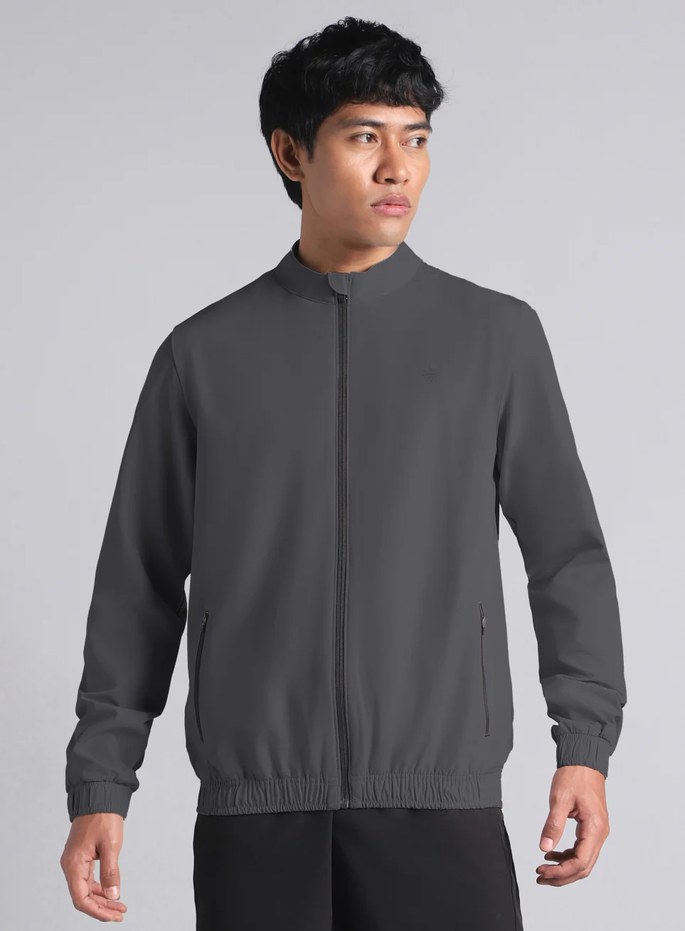 Men's Grey Run Impact Lightweight Jacket - Image 4