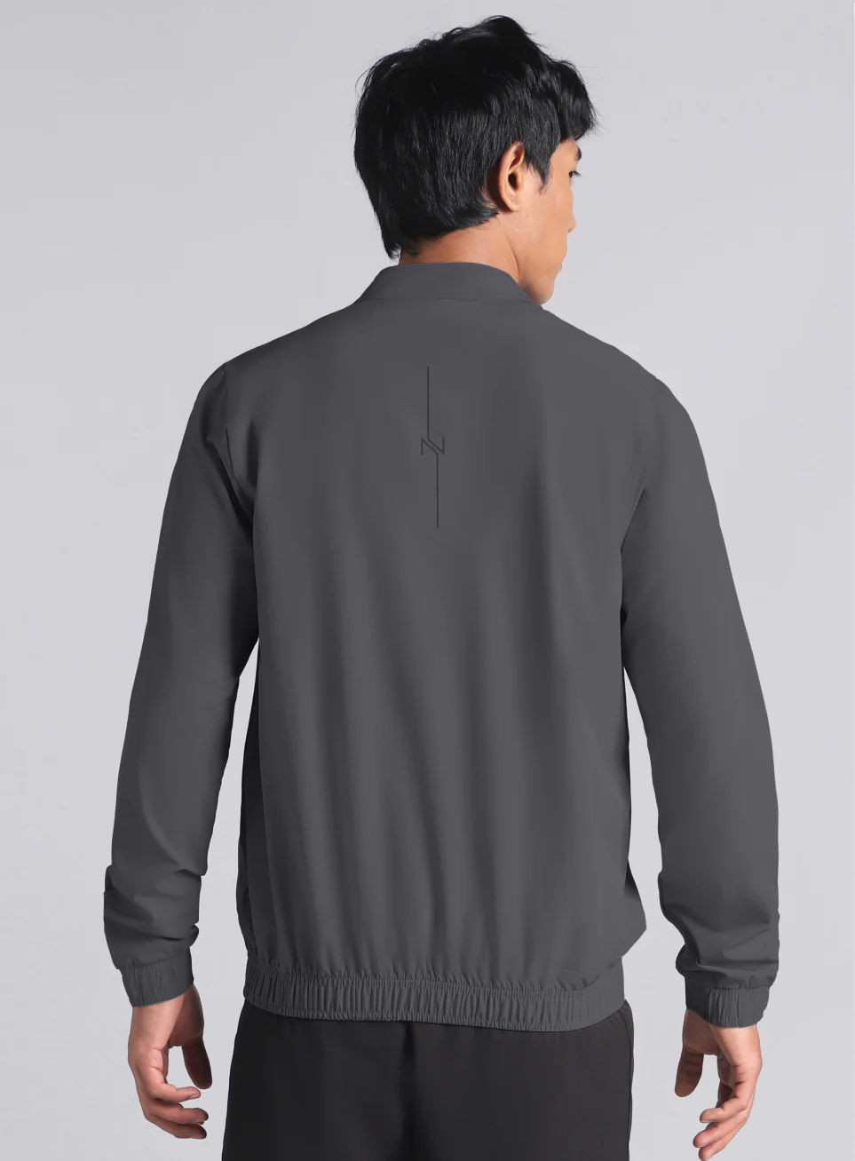 Men's Grey Run Impact Lightweight Jacket - Image 6
