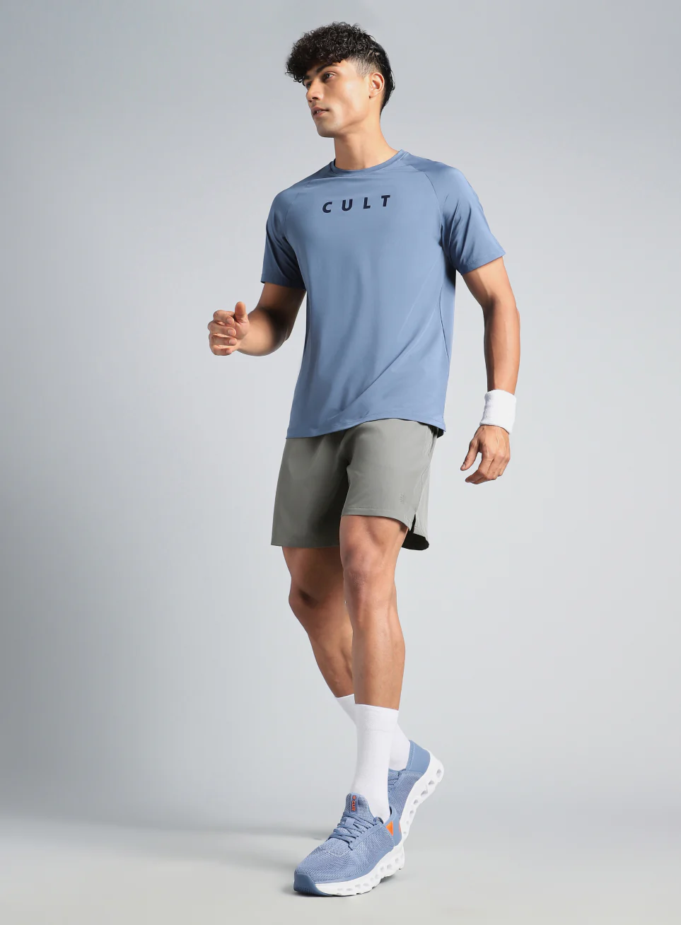 Men's Grey Run Max Shorts - Image 3