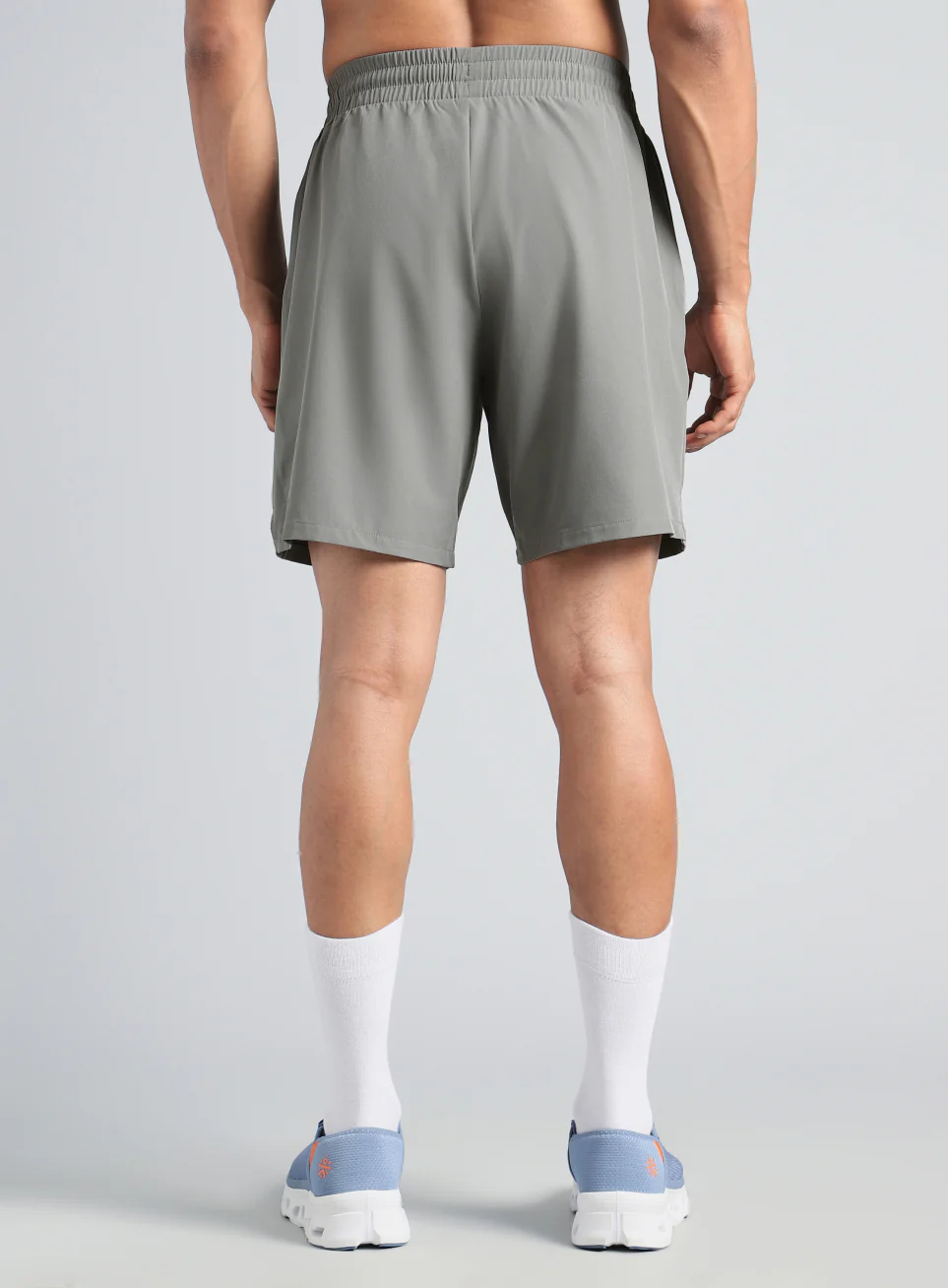 Men's Grey Run Max Shorts - Image 6