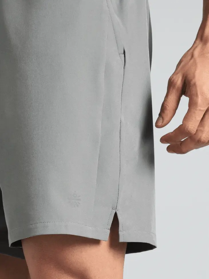 Men's Grey Run Max Shorts - Image 8