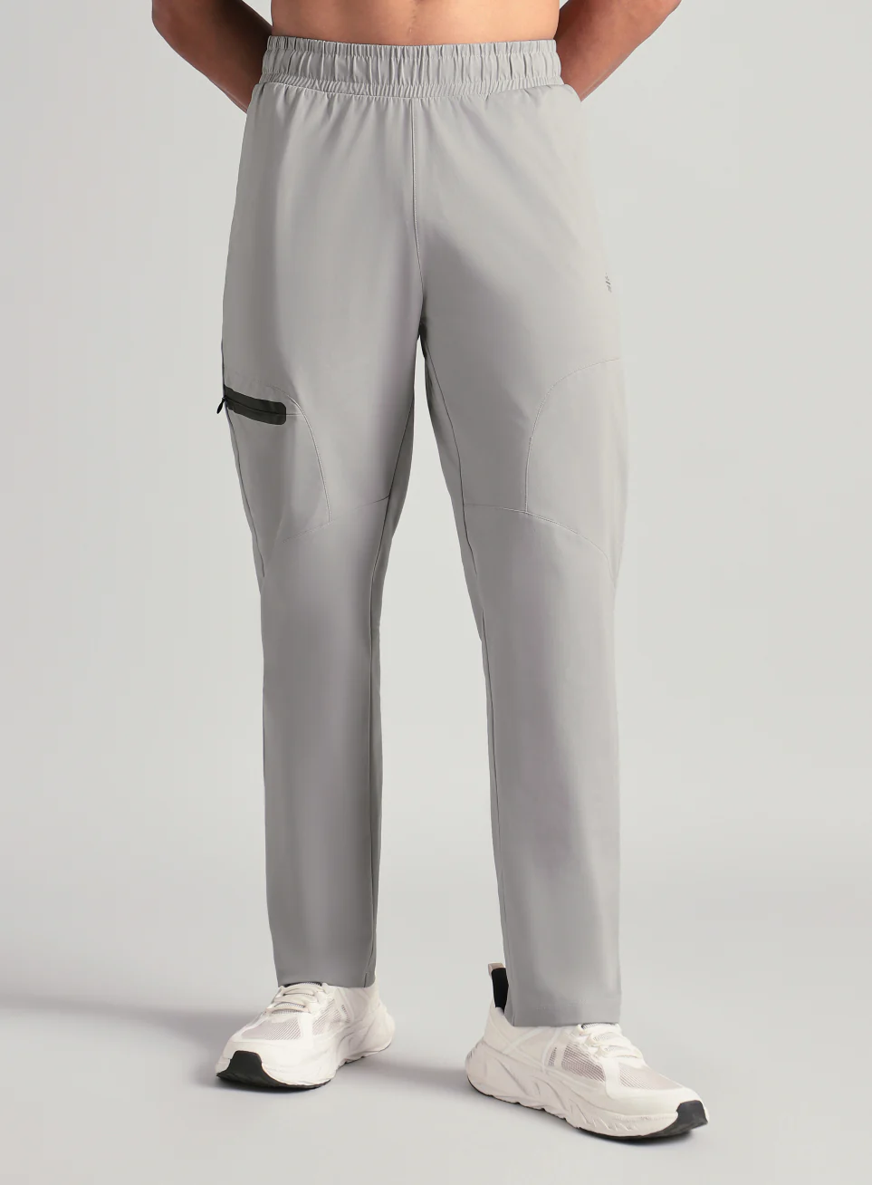 Men's Grey Runner's Flex Trackpants - Image 4