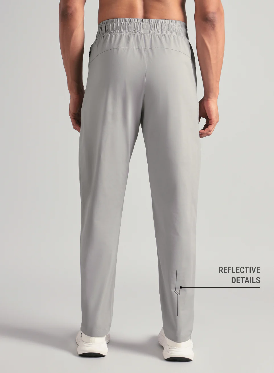 Men's Grey Runner's Flex Trackpants - Image 6