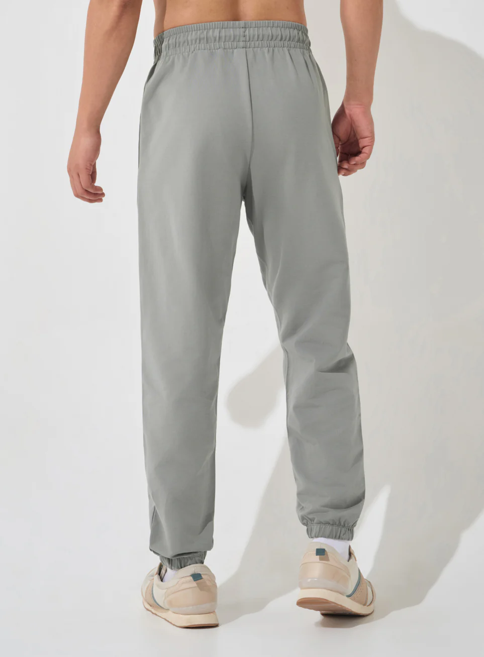 Men's Grey Soft Form Classic Joggers - Image 6