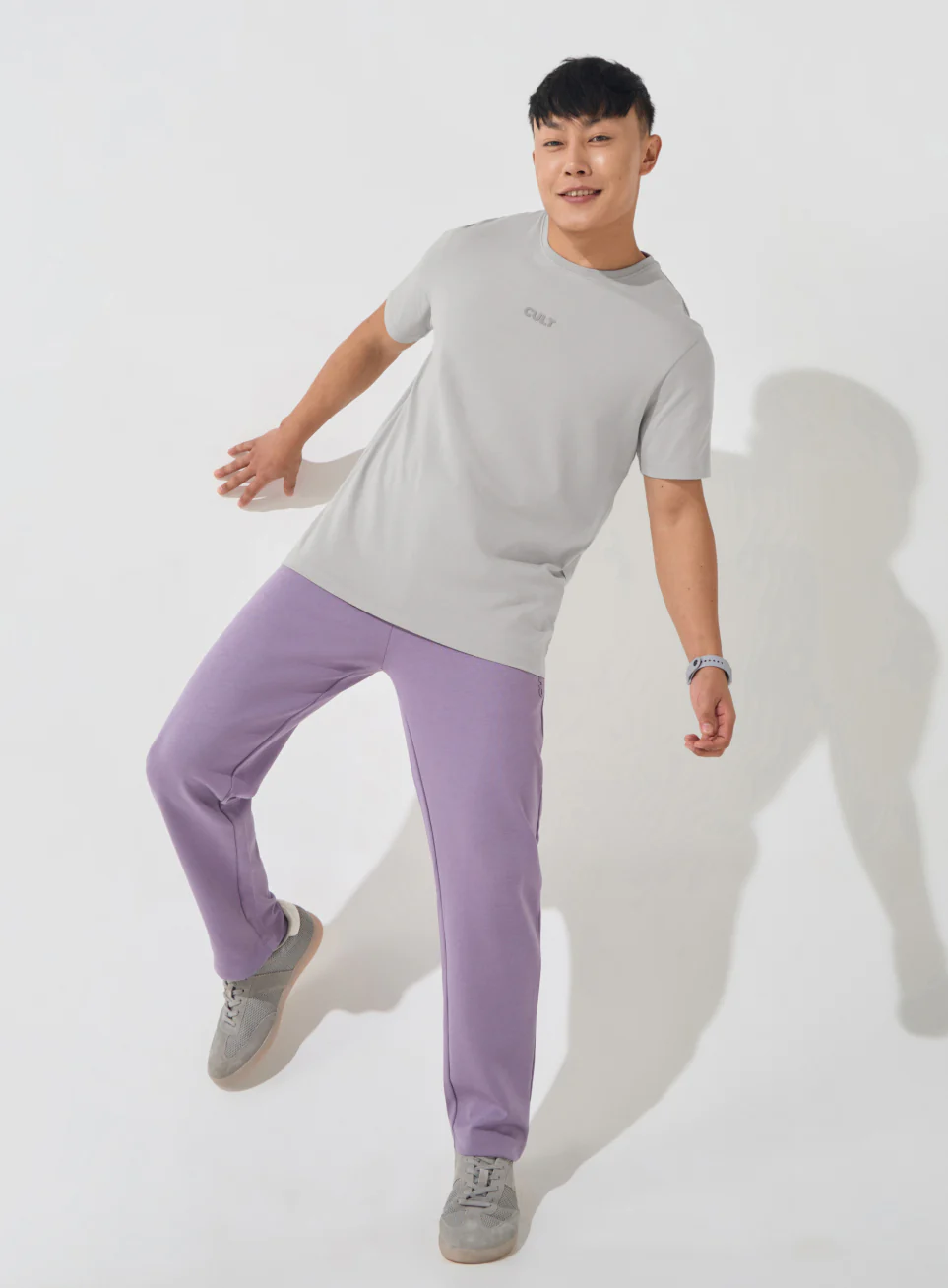 Men's Grey Soft Form Classic T-shirt - Image 2