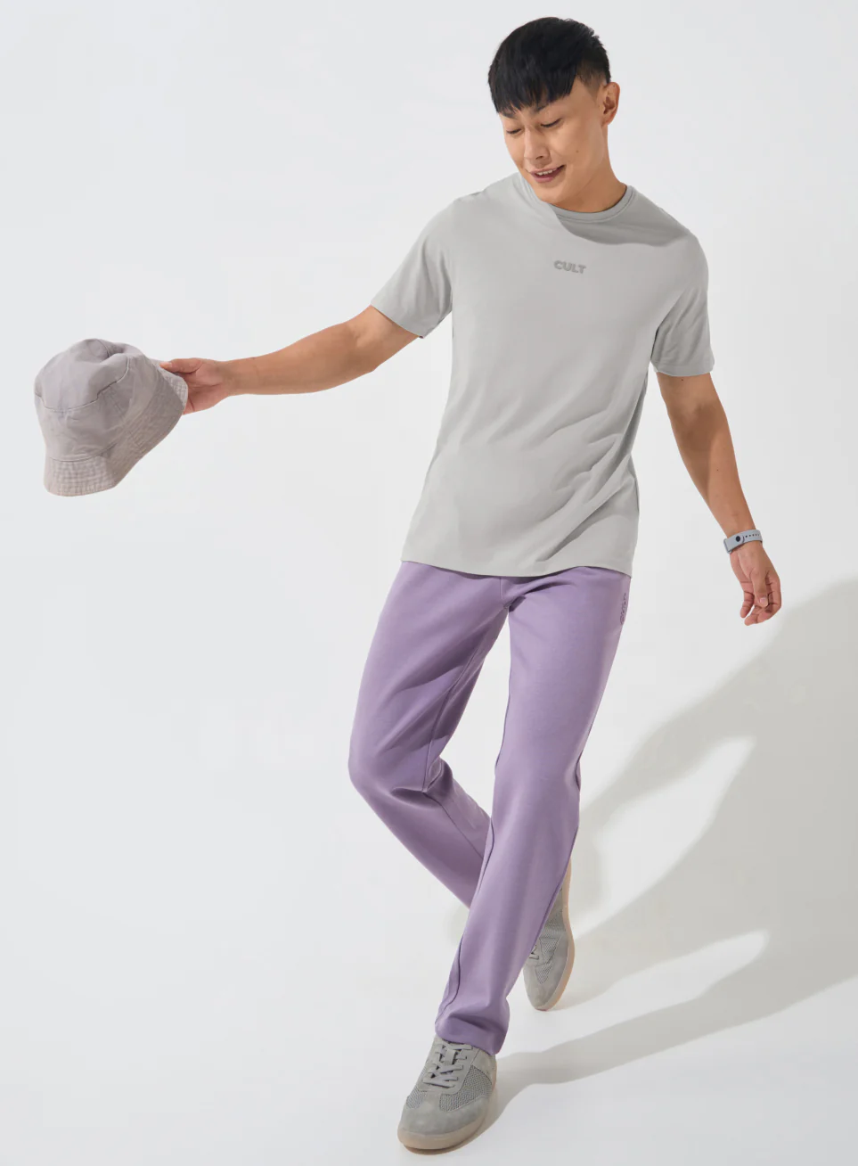 Men's Grey Soft Form Classic T-shirt - Image 3