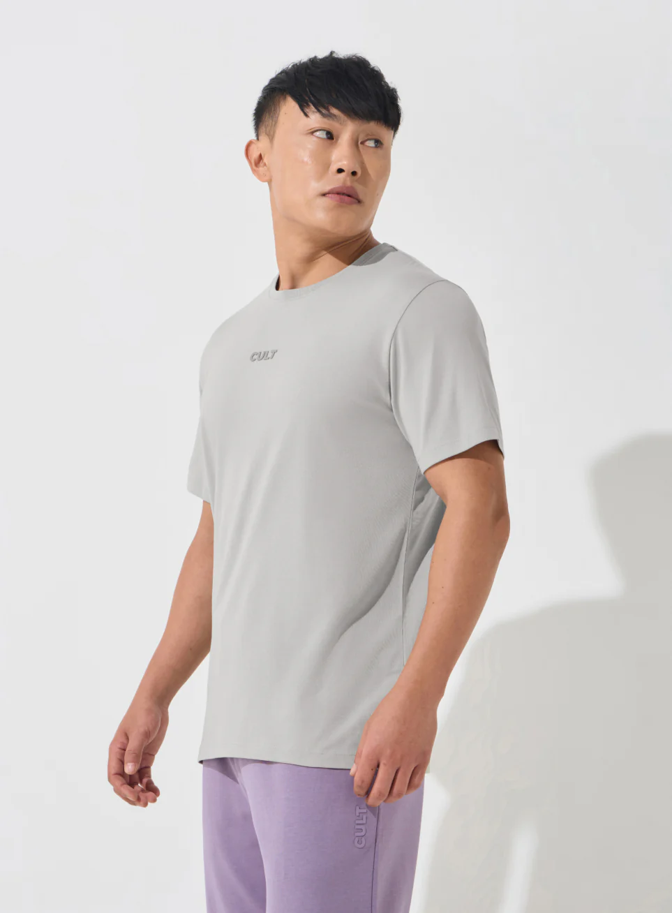 Men's Grey Soft Form Classic T-shirt - Image 5