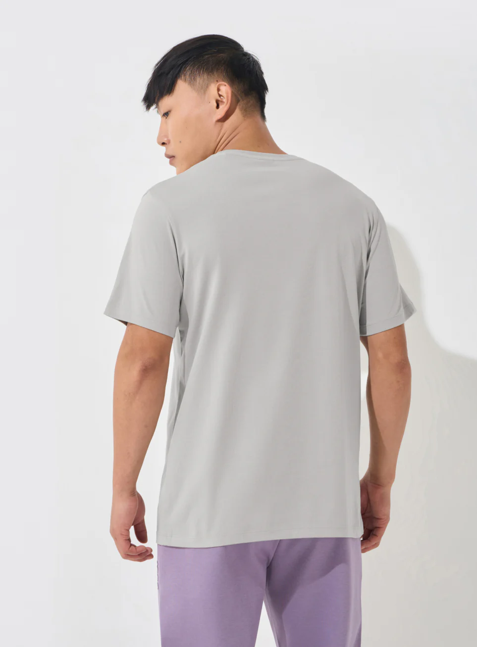 Men's Grey Soft Form Classic T-shirt - Image 6