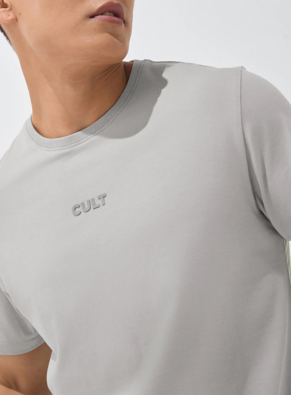 Men's Grey Soft Form Classic T-shirt - Image 7