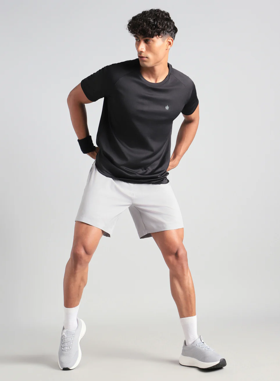 Men's Grey Swift Runner Shorts - Image 3