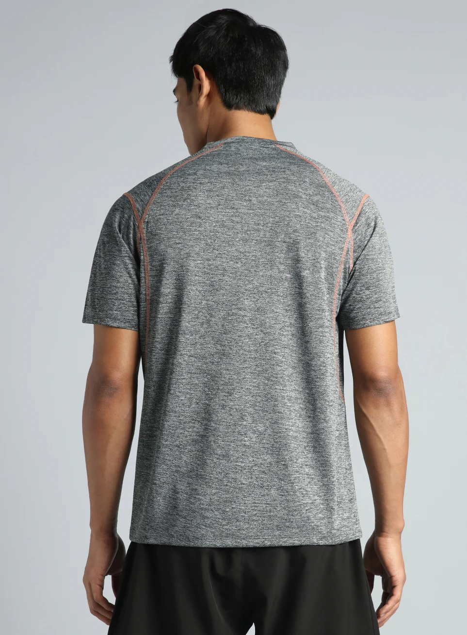 Men's Grey Train Day Performance T-shirt - Image 6