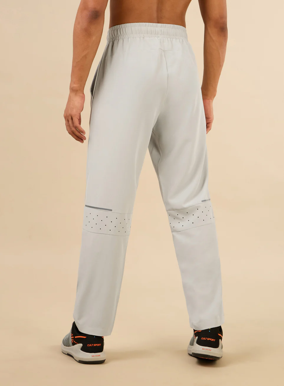 Men's Grey Train Out Premium Trackpants - Image 6