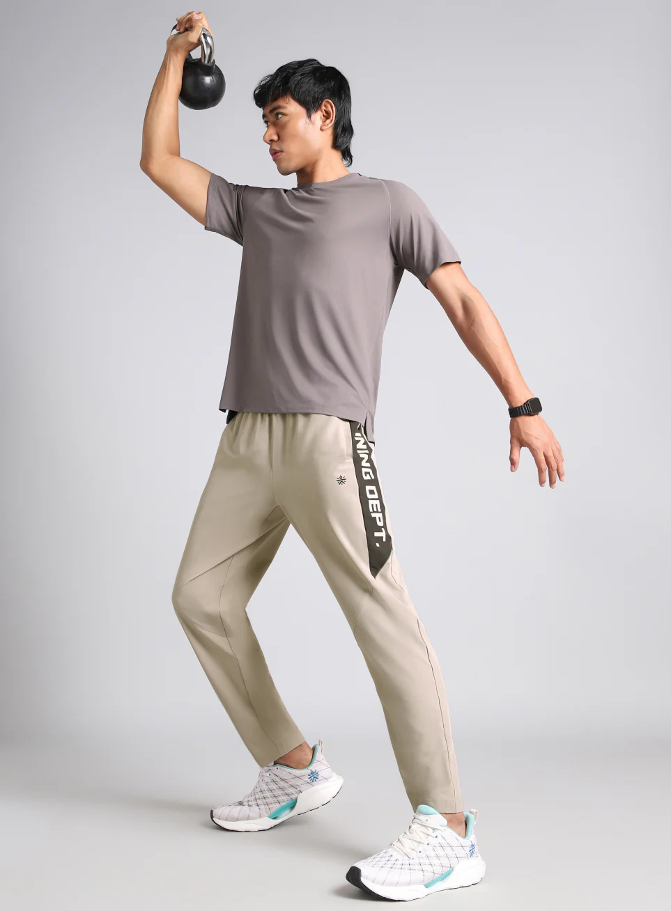 Men's Grey Training Department Trackpants - Image 3