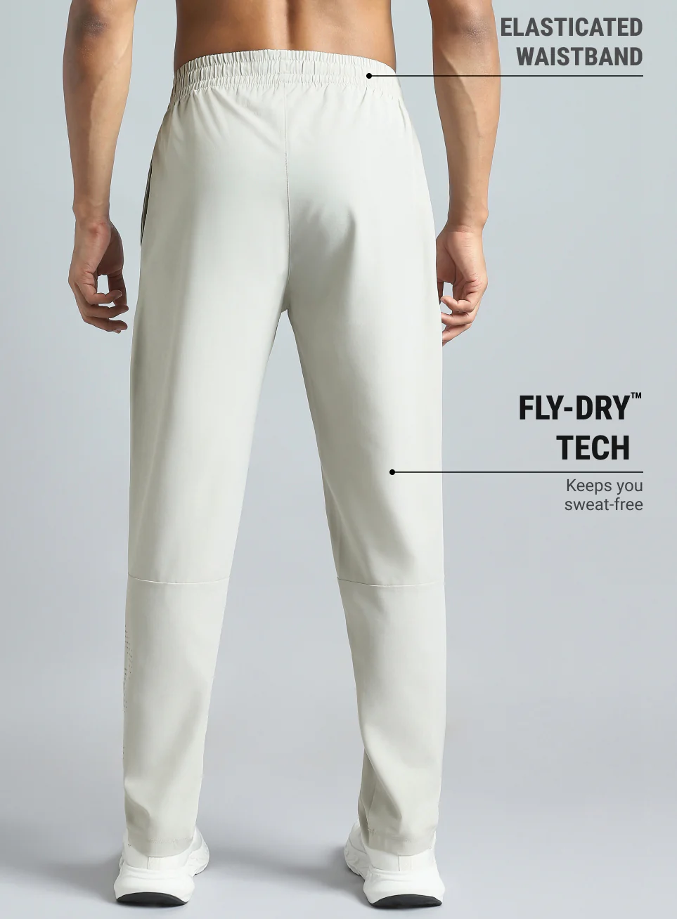 Men's Grey Ultimate Running Trackpants - Image 6