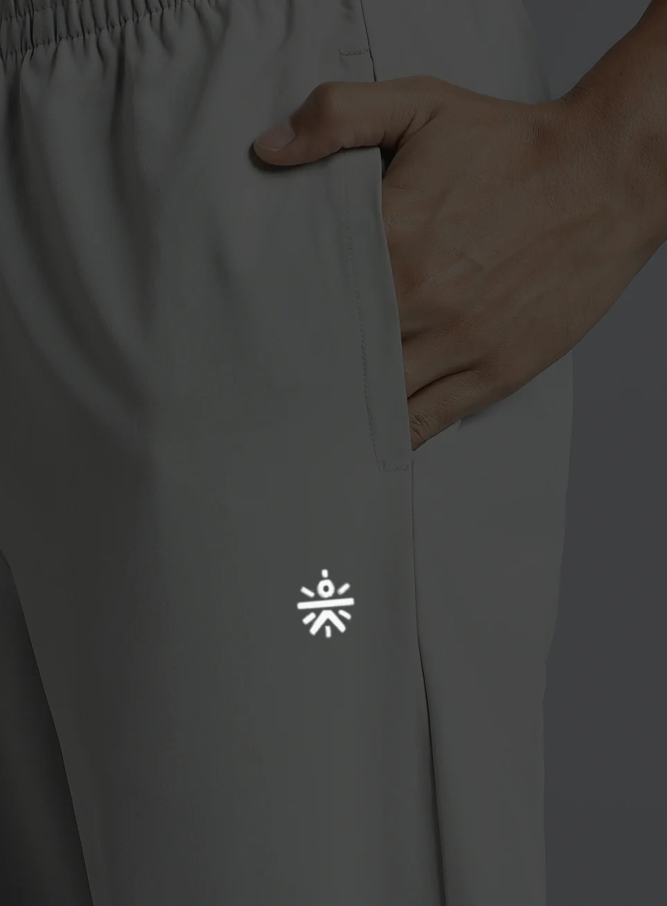 Men's Grey Ultimate Running Trackpants - Image 8