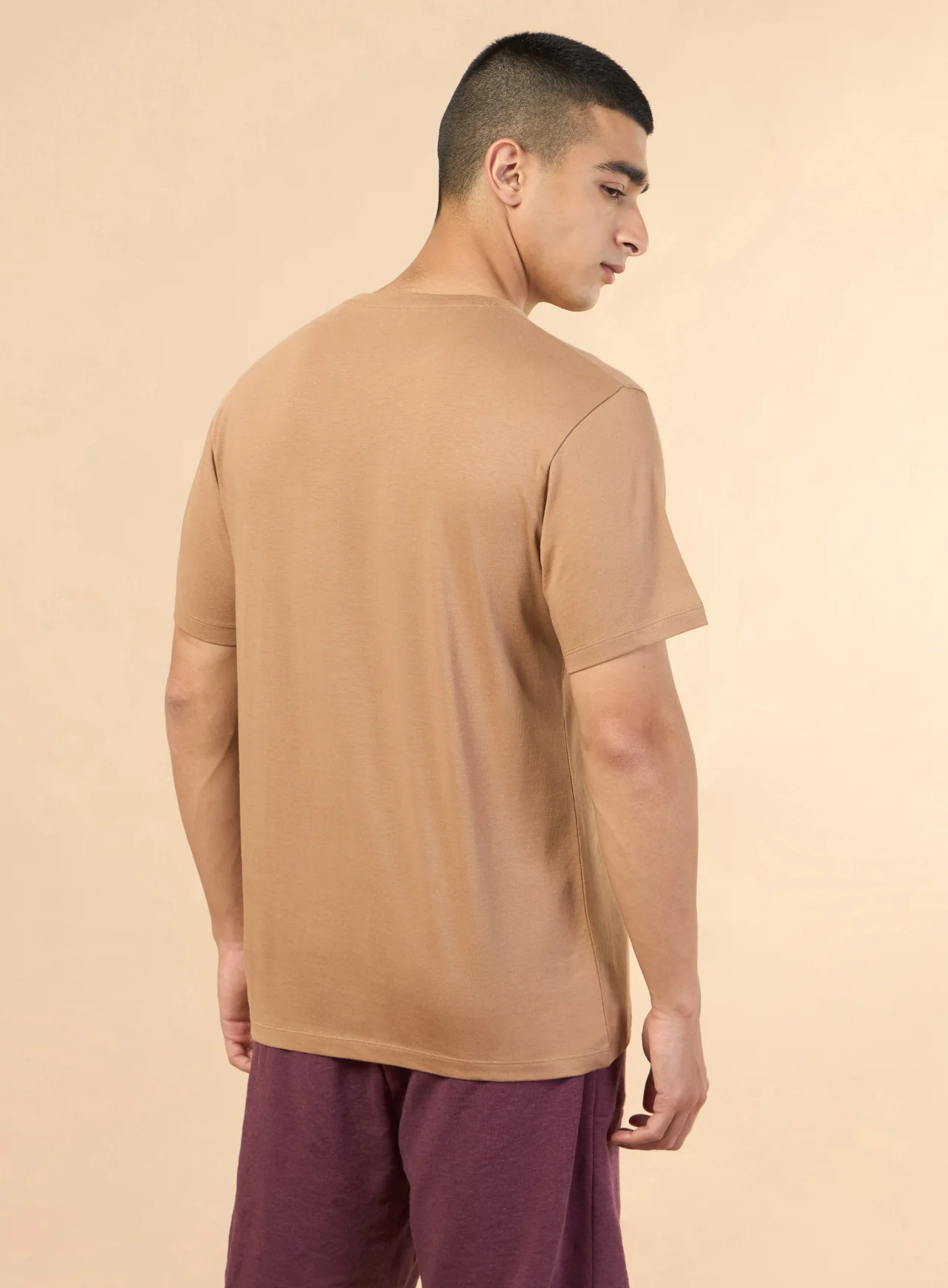 Men's Khaki Community Graphic T-shirt - Image 6