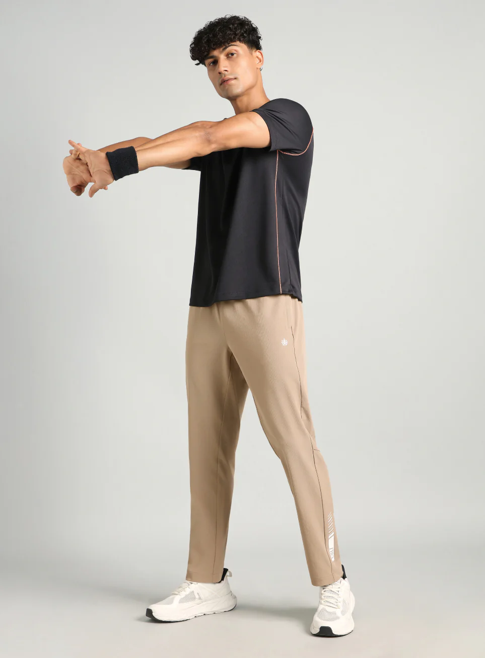 Men's Khaki Cult Power Up Training Trackpants - Image 2