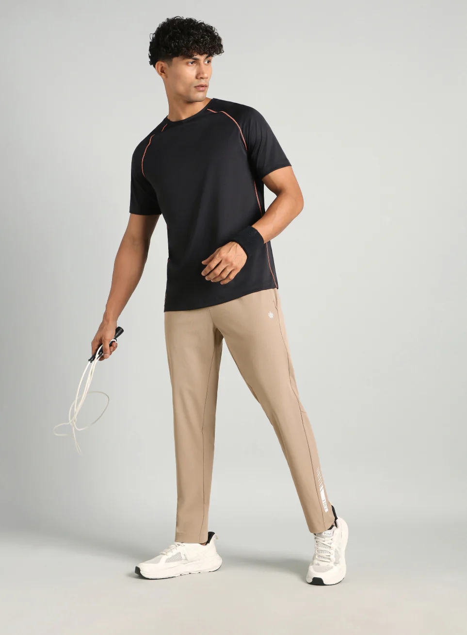 Men's Khaki Cult Power Up Training Trackpants - Image 3