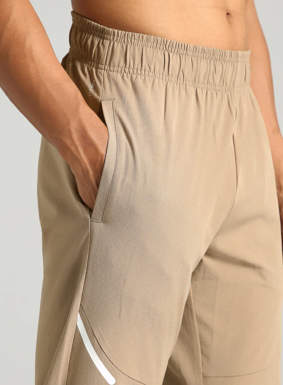 Men's Khaki Training Hype Up Training Trackpants - Image 8