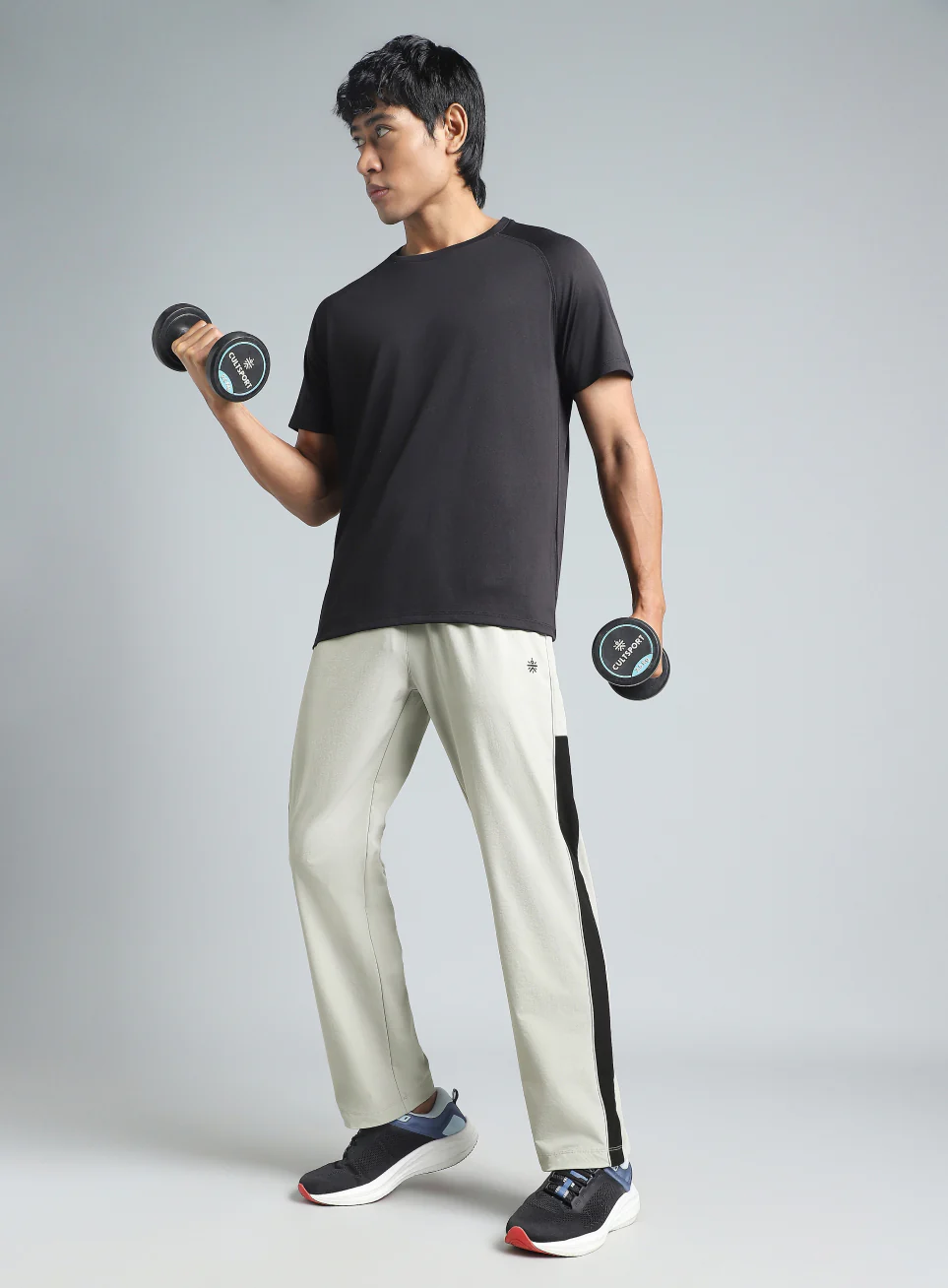 Men's Grey Active Day Out Trackpants - Image 2