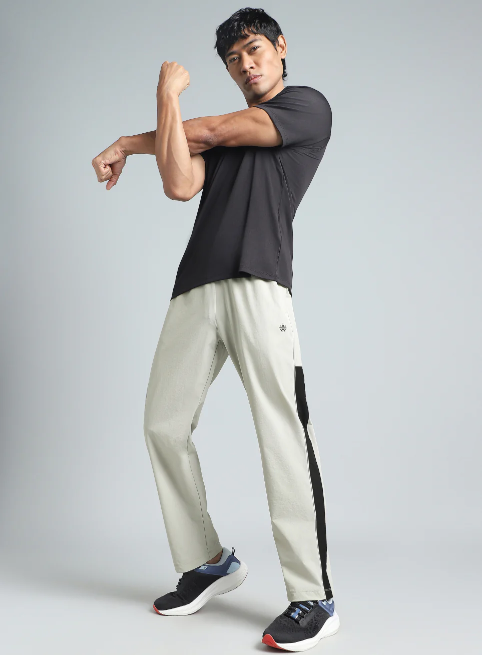 Men's Grey Active Day Out Trackpants - Image 3