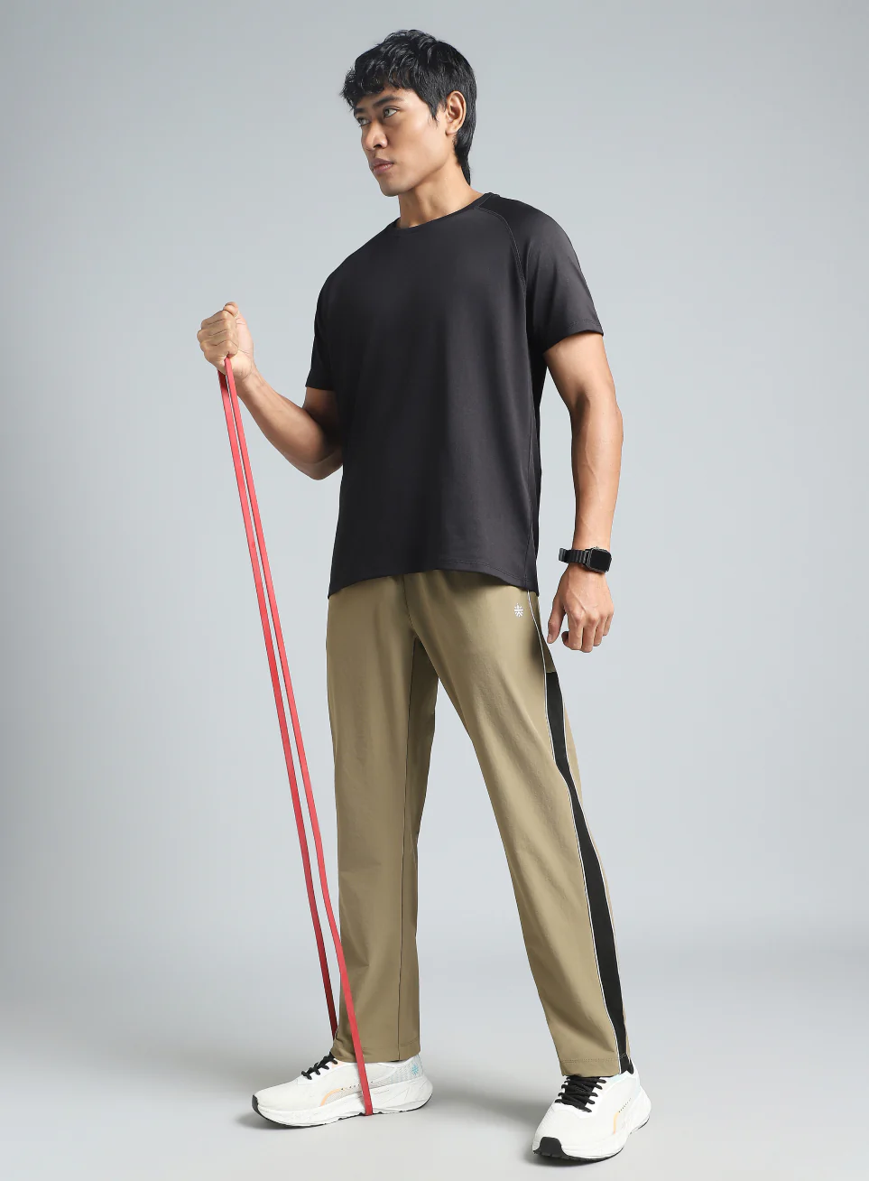 Men's Brown Active Day Out Trackpants - Image 2