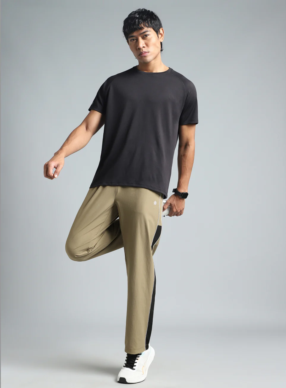 Men's Brown Active Day Out Trackpants - Image 3