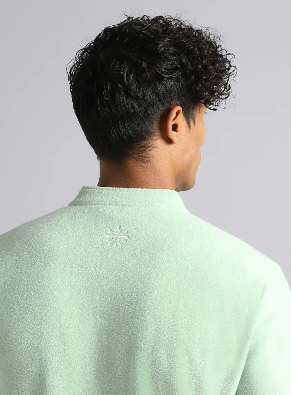 Men's Light Green Performance Pro Training Fleece Jacket - Image 13