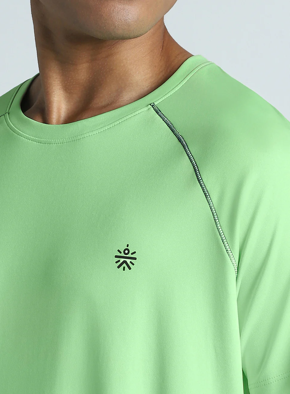 Men's Lime All Day Active Recycled Poly Performance T-shirt - Image 7