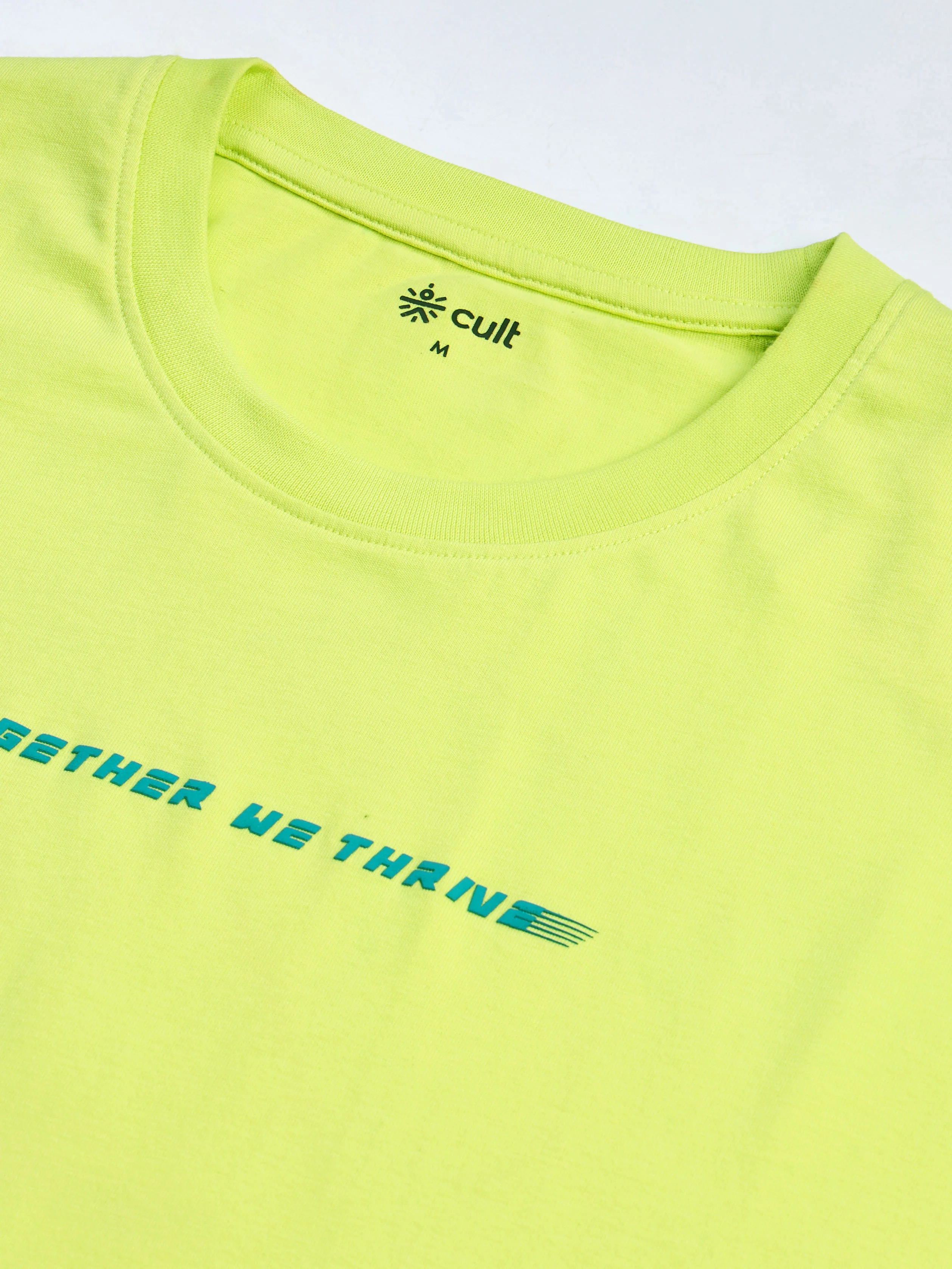 Men's Lime Community Graphic Oversized fit T-shirt - Image 10