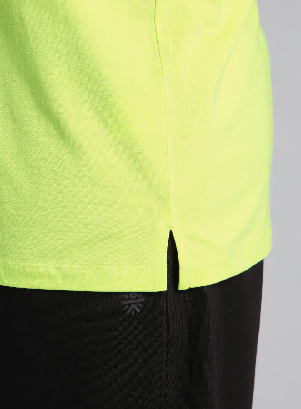 Men's Lime Cotton Plus Size Everyday Regular Fit T-shirt - Image 9