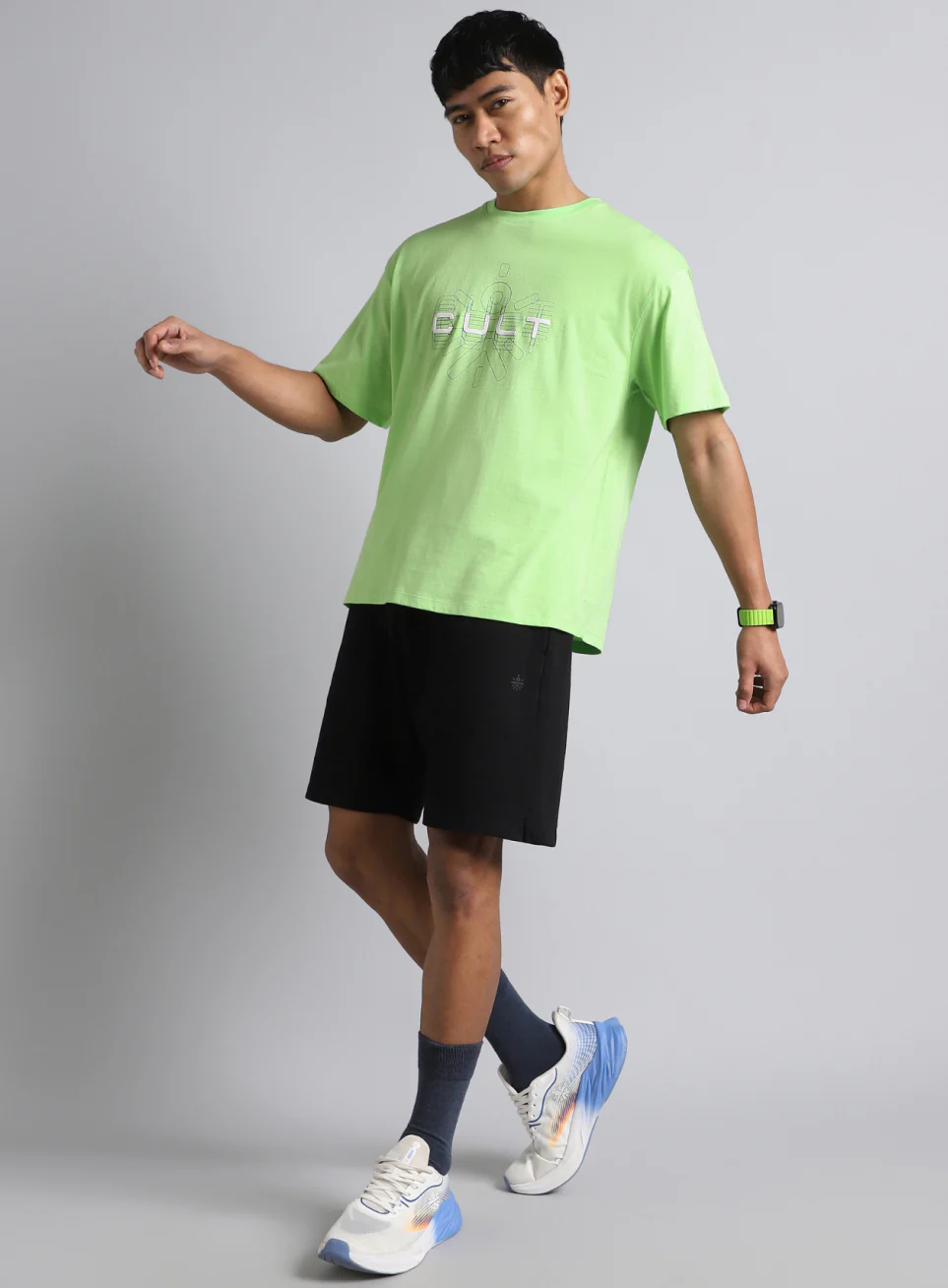 Men's Lime Cult Brand Carrier Graphic T-shirt - Image 2