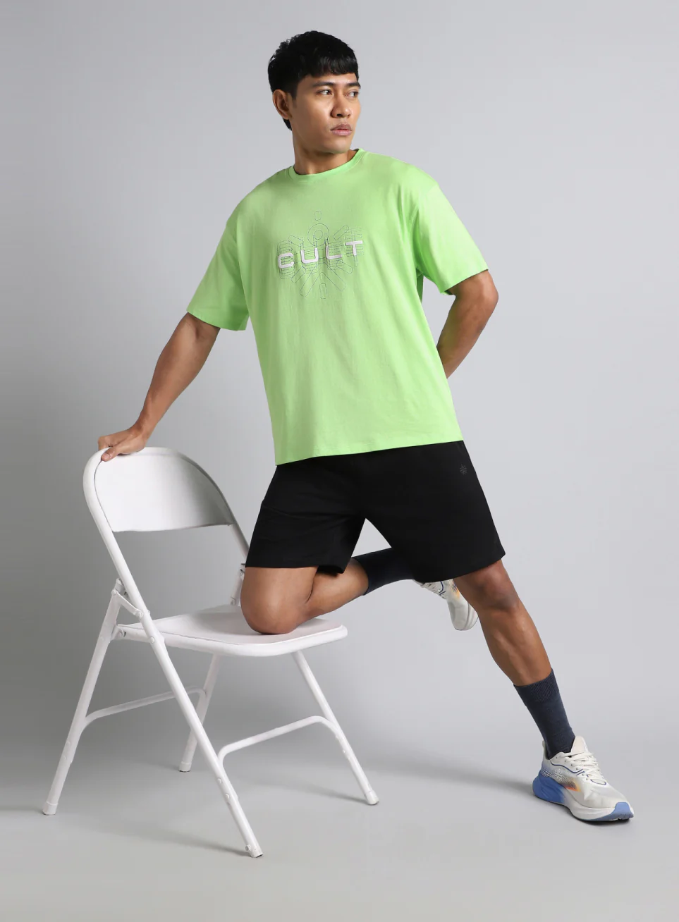 Men's Lime Cult Brand Carrier Graphic T-shirt - Image 3