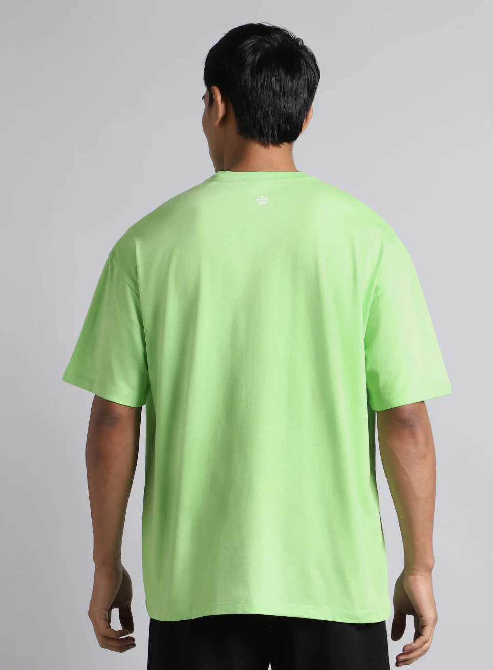 Men's Lime Cult Brand Carrier Oversized Fit T-shirt - Image 6