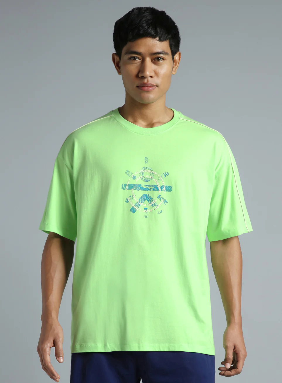 Men's Lime Cult Brand Carrier T-shirt - Image 4
