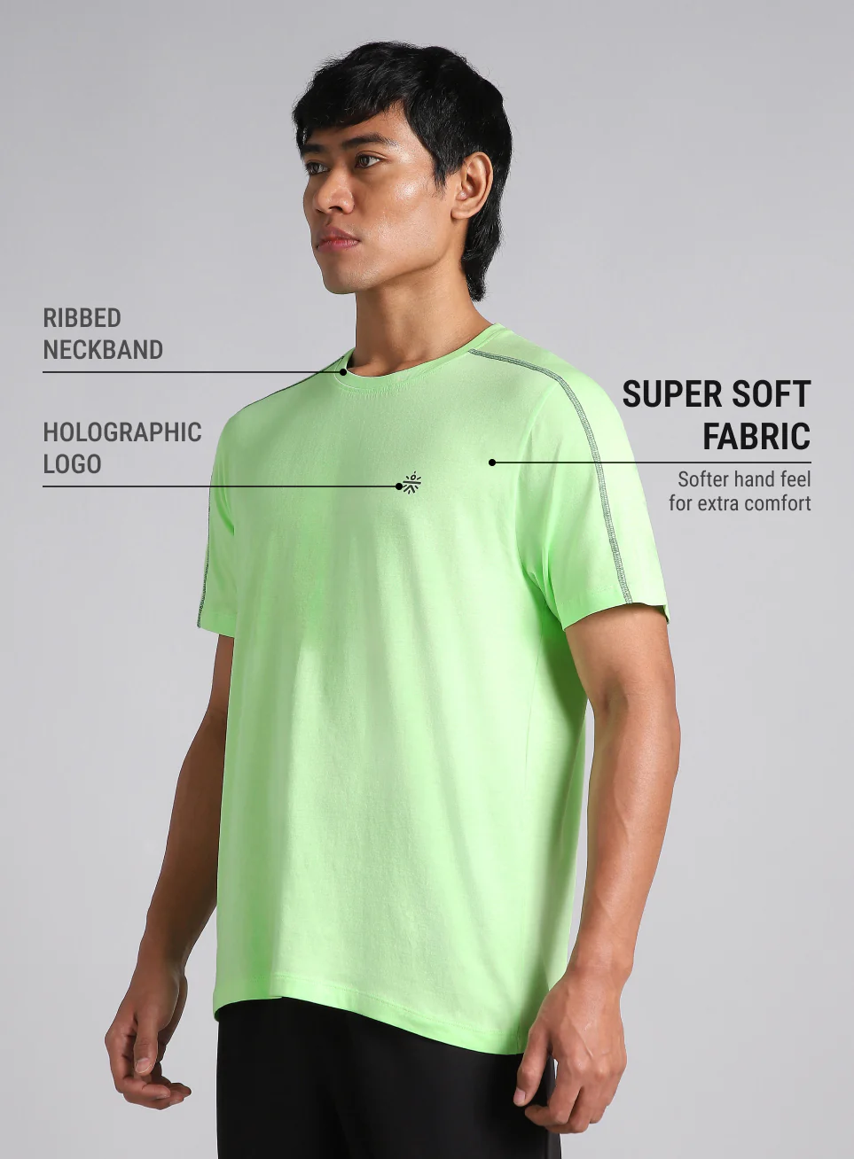 Men's Lime Cult Training Graphic T-shirt - Image 5