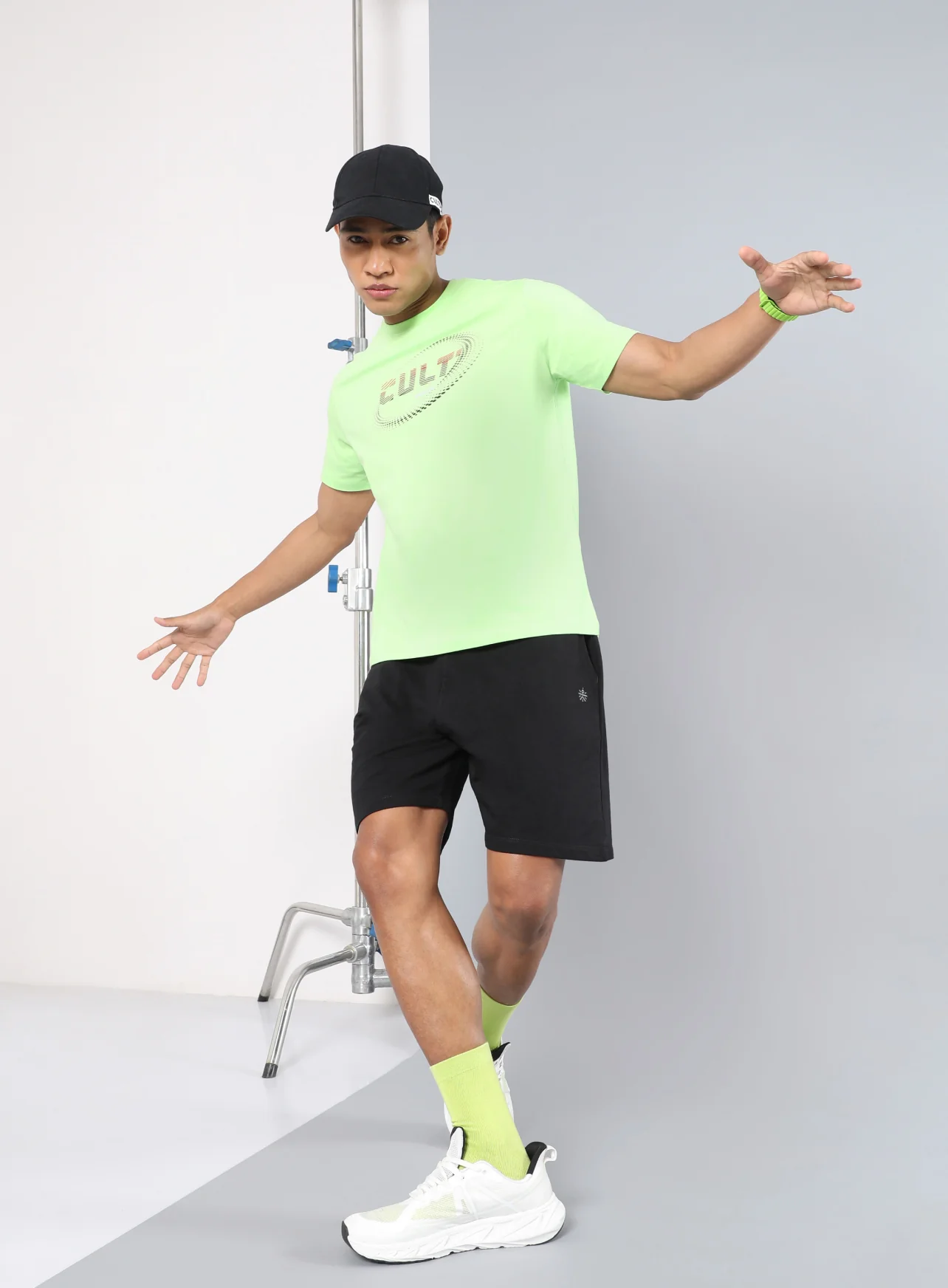 Men's Lime Dance Off Print T-shirt - Image 2