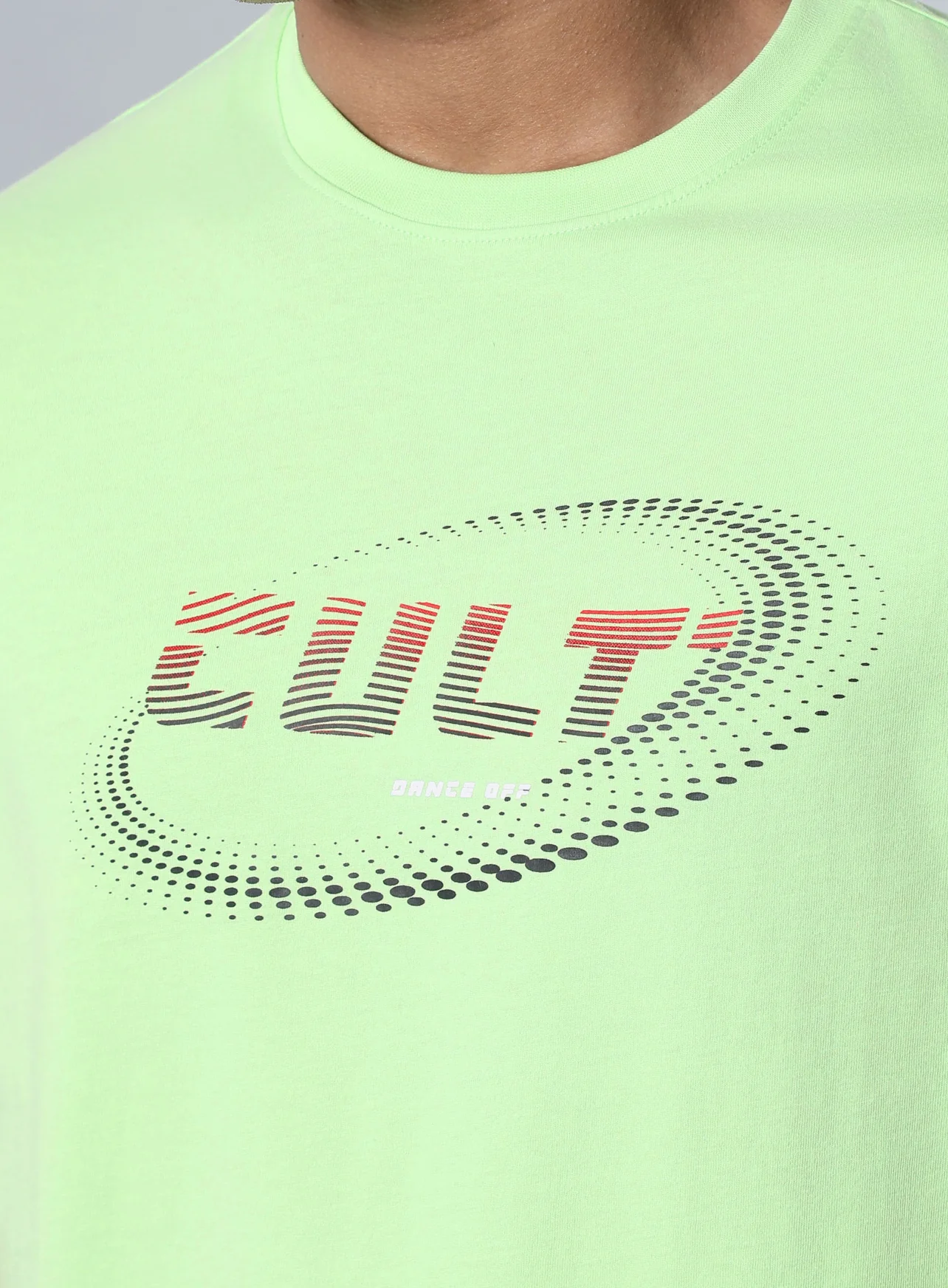 Men's Lime Dance Off Print T-shirt - Image 7