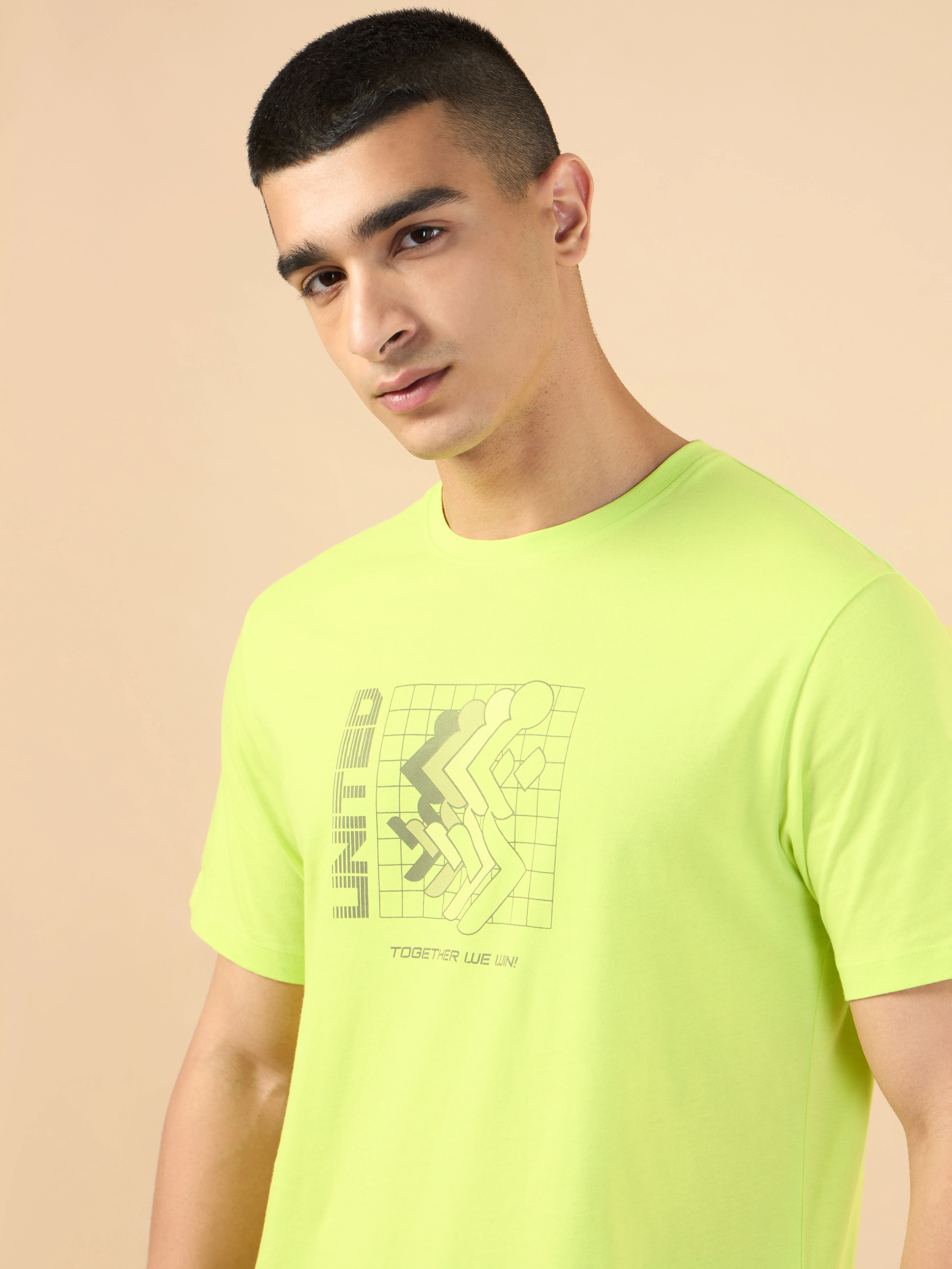 Men's Lime Marathon Graphic T-shirt - Image 7