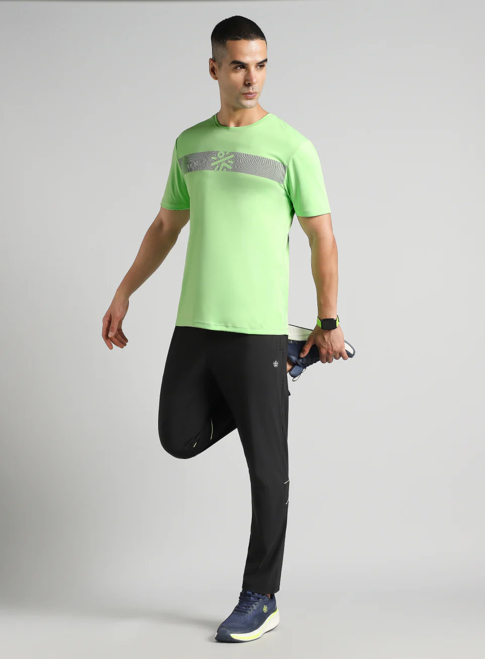 Men's Lime Power Move Training T-shirt - Image 3