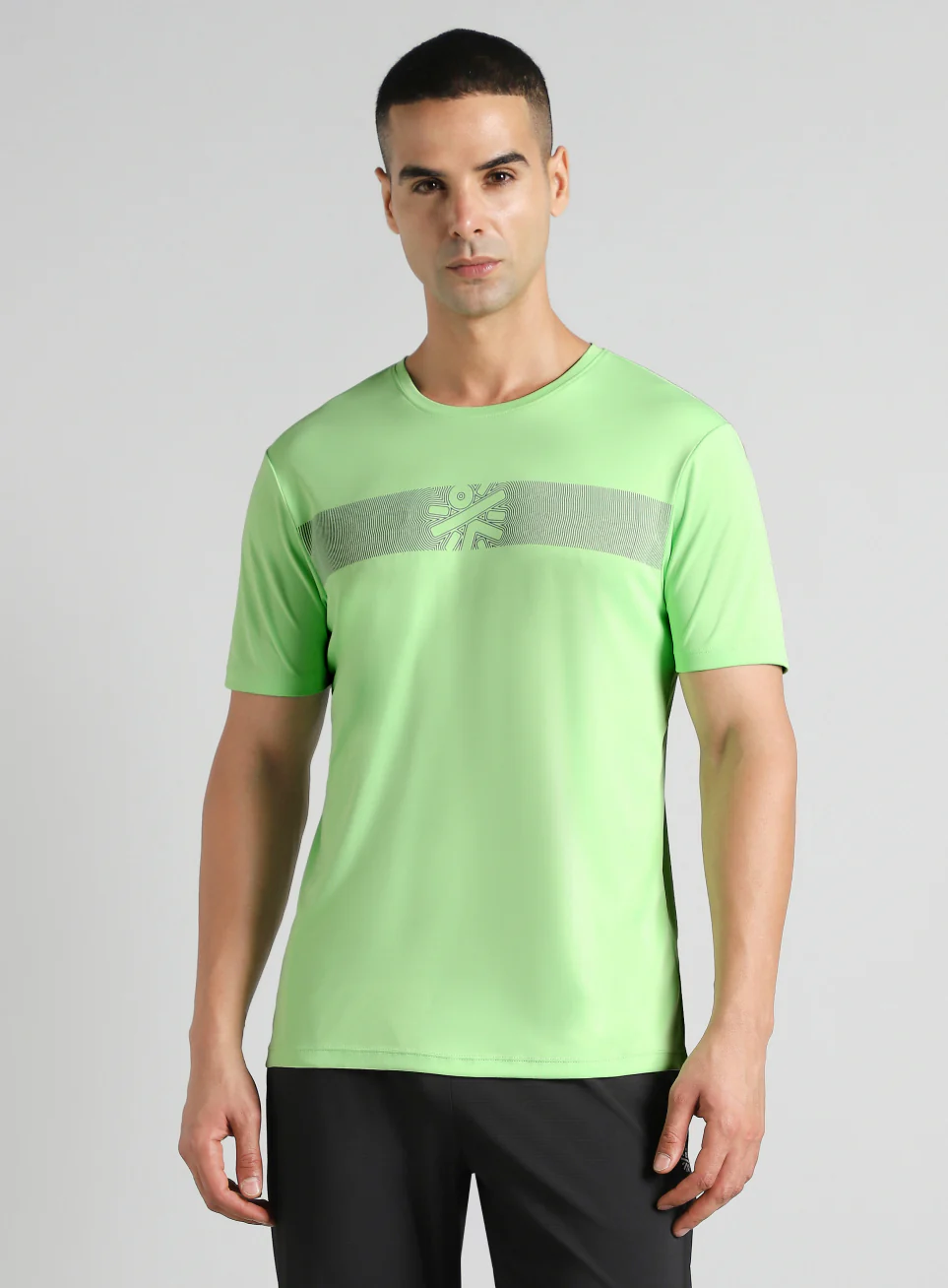 Men's Lime Power Move Training T-shirt - Image 4