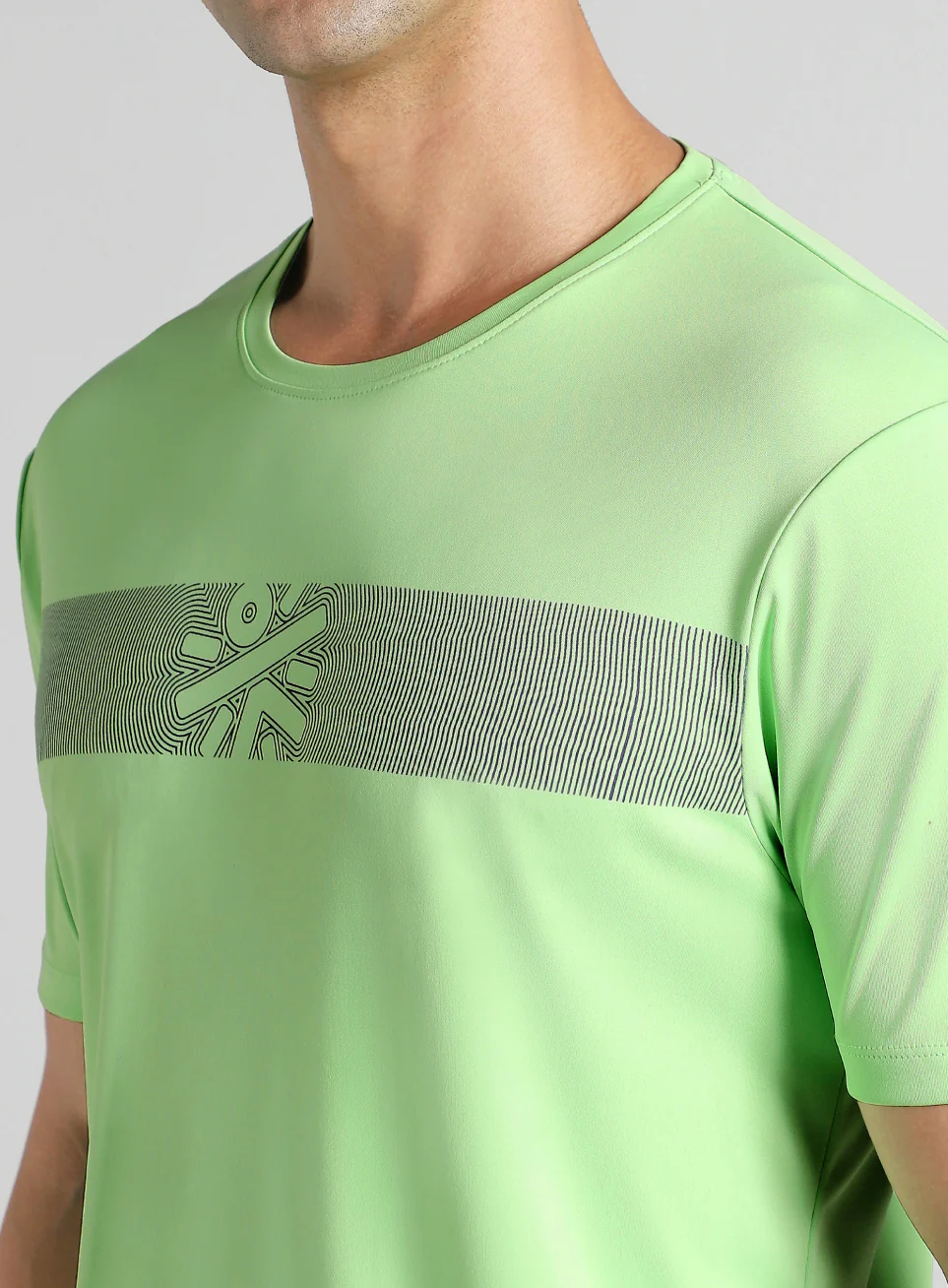 Men's Lime Power Move Training T-shirt - Image 7