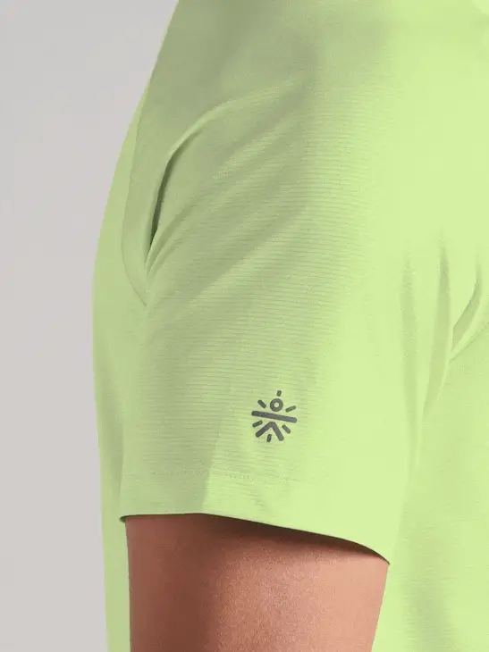 Men's Lime Run Forward T-Shirt - Image 8